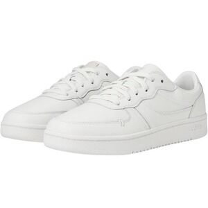 LABEL Go-to Low 13 Men's/ 14.5 Women's Sneakers‎ Leather All White New With Box